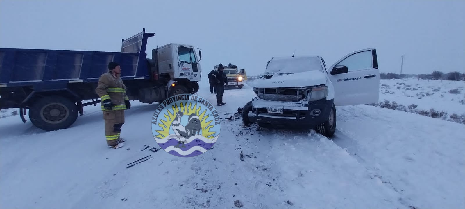 Accidentes de tránsito por rutas con nieve y escarcha (3)