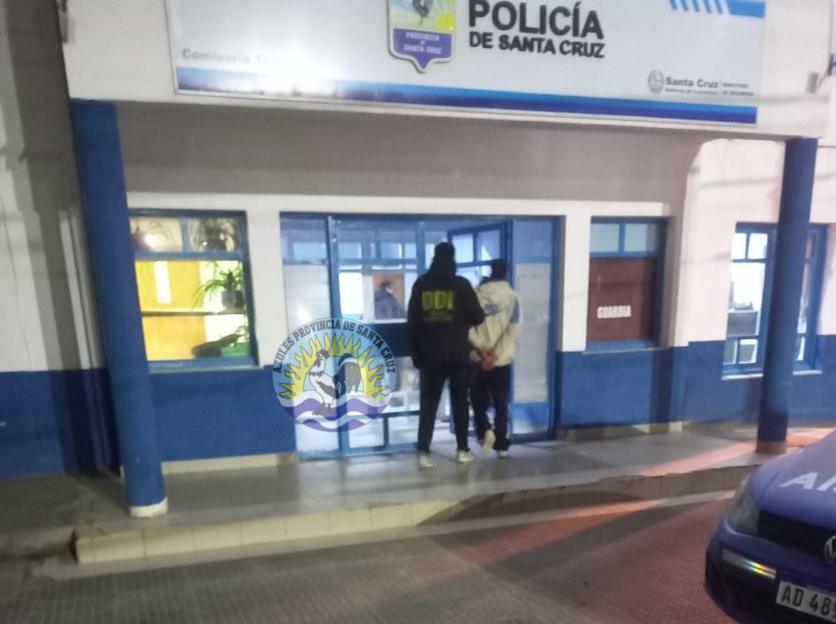 DDI Pico Truncado detiene a presunto delincuente vinculado a robos (2)