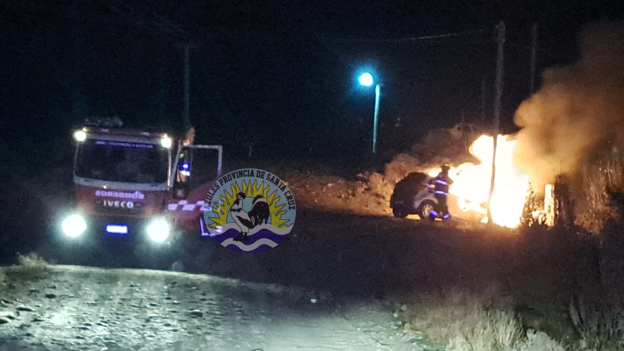 Incendio intencional de un vehículo en El Calafate Allanamiento y un sospechoso detenido (3)