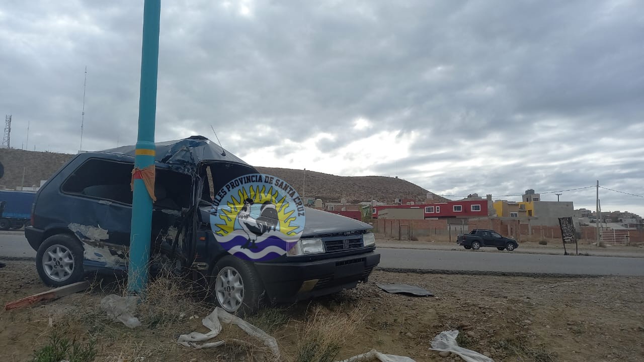 Incidente de tránsito en Ruta Nacional Nro. 3 frente al colegio CODEDCO (2)
