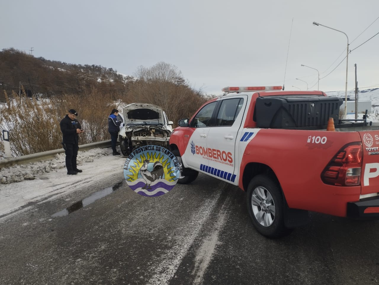 Colisión frontal en Ruta Nacional Nro. 40 Rescate y salvamento de personas (3)