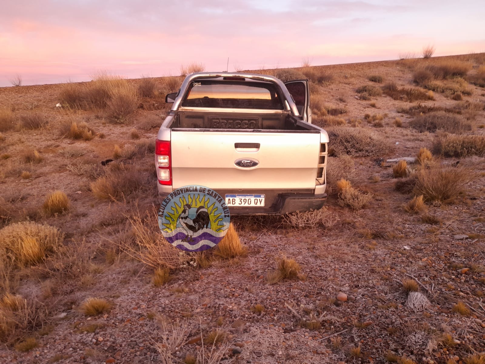 Dos Accidentes Sin Lesiones en la Ruta Nacional 3 Causados por Escarcha Personal Médico Implicado (2)