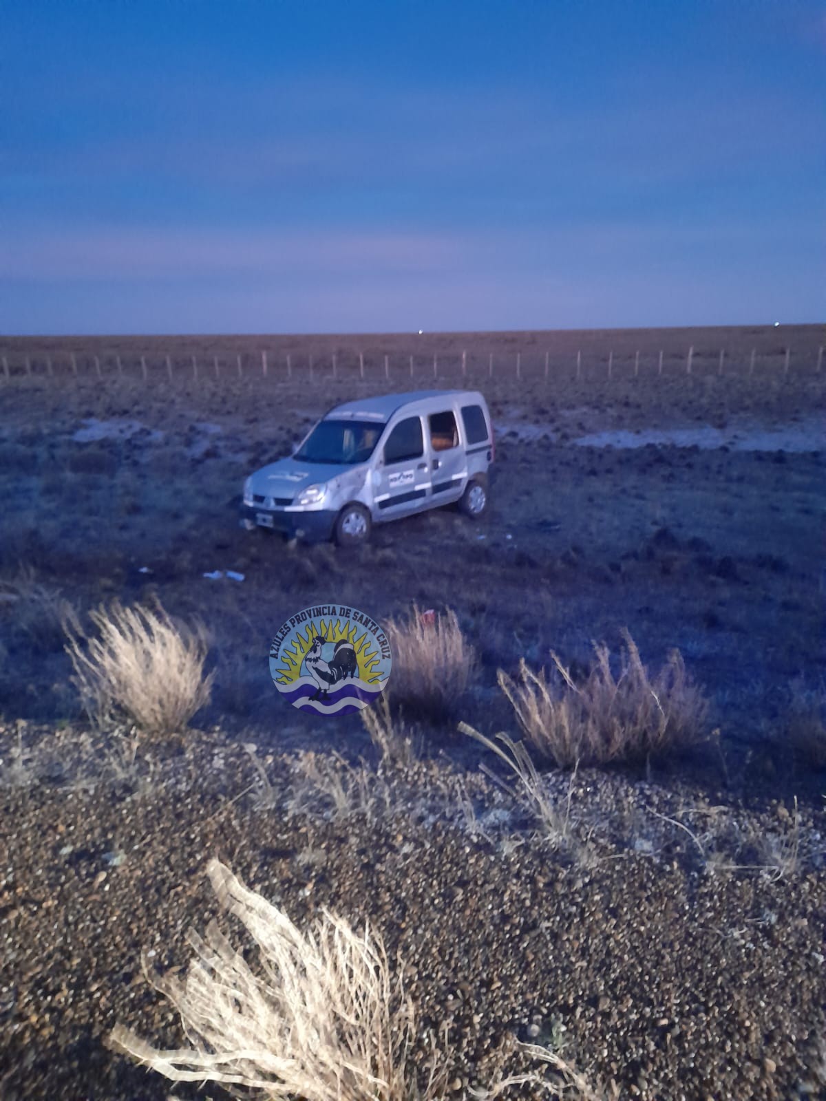 Dos Accidentes Sin Lesiones en la Ruta Nacional 3 Causados por Escarcha Personal Médico Implicado (7)