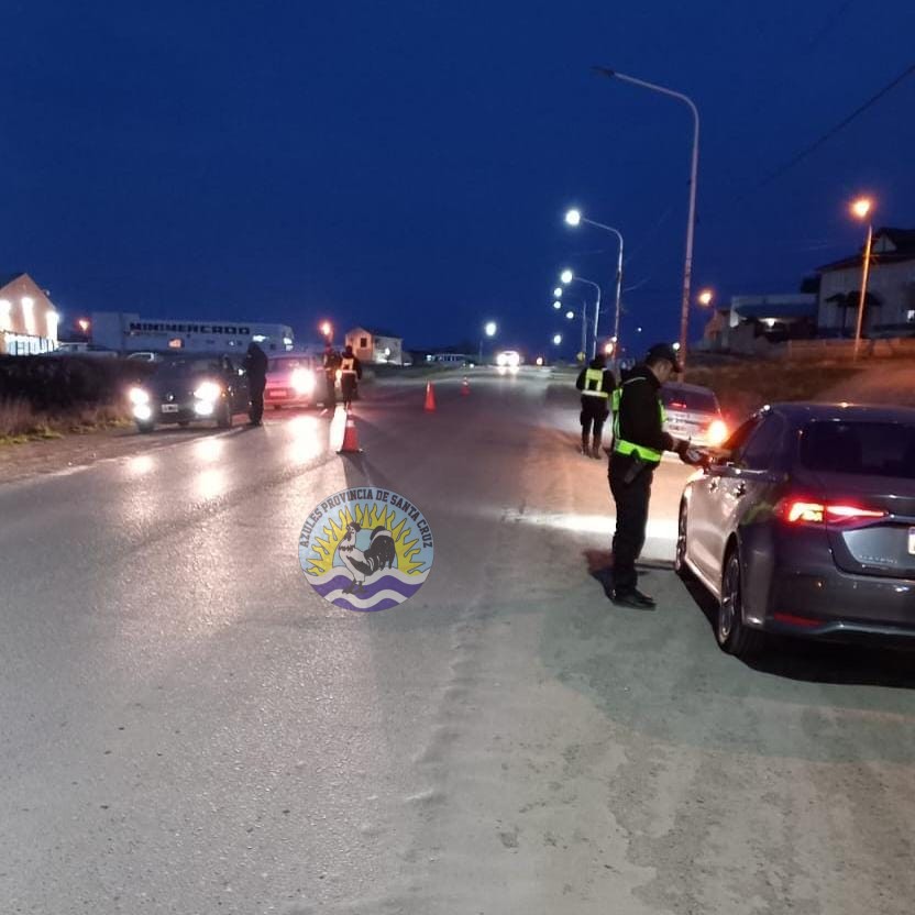 Operativos de control vehicular en Puerto San Julián 154 vehículos, en algunos detectaron infracciones (1)