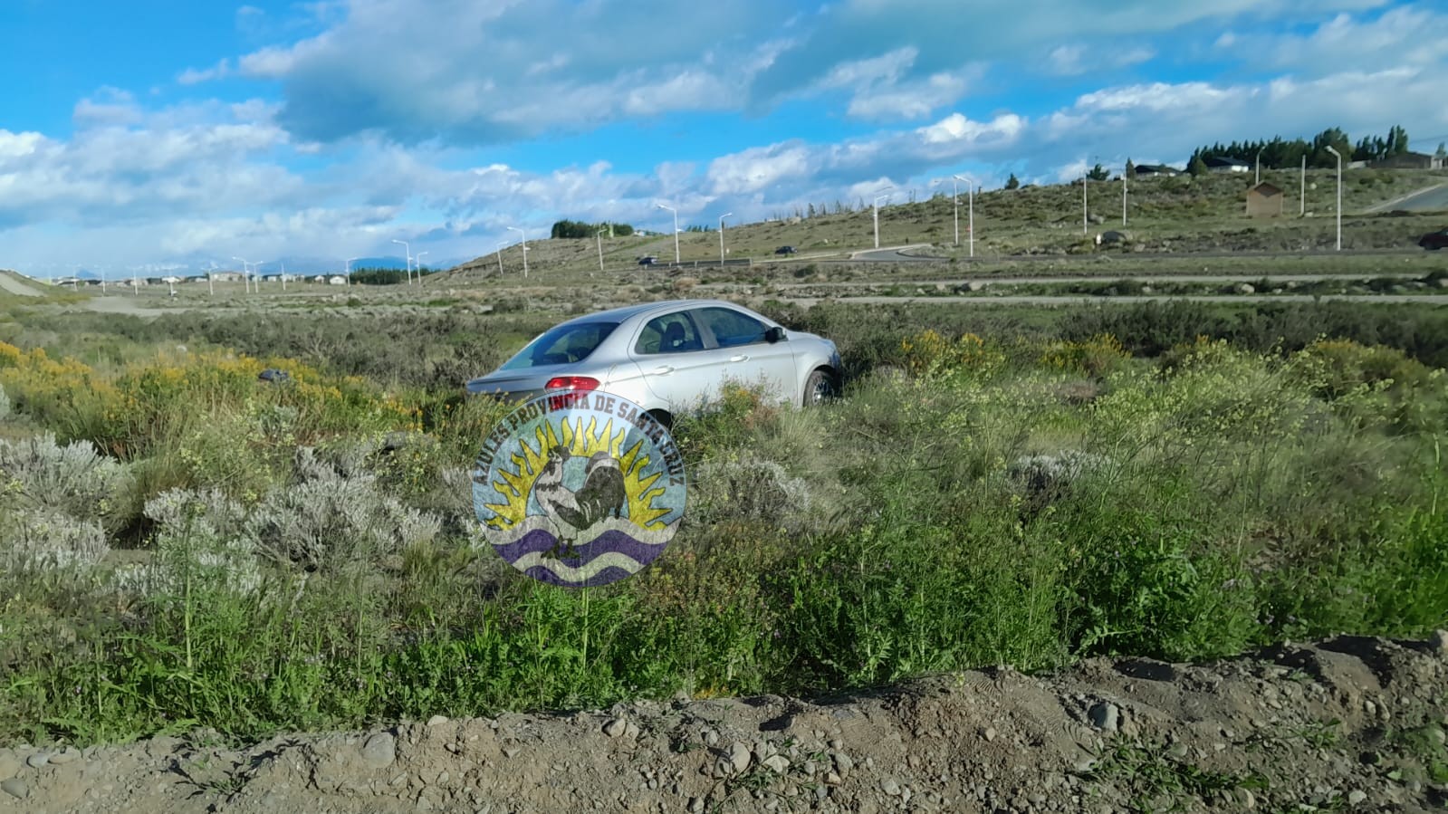 Incidente vehicular en El Calafate La conductora dió positivo en alcoholemia (3)