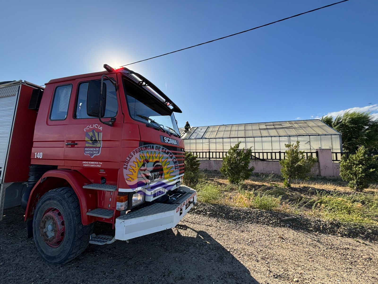 Bomberos de Puerto Santa Cruz 19 Intervenciones en una Jornada de Adversidad Climática (4)