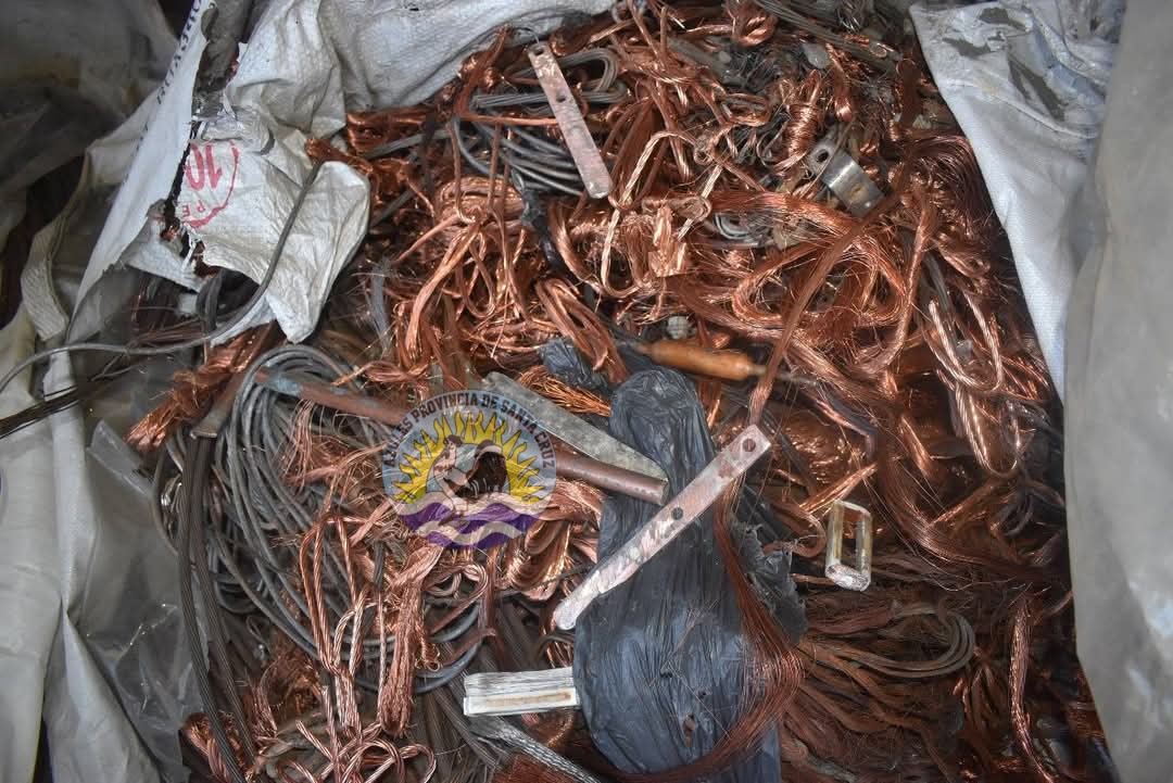 DDI Las Heras Desbaratan red de tráfico de metales y armas en Comodoro Rivadavia (1)